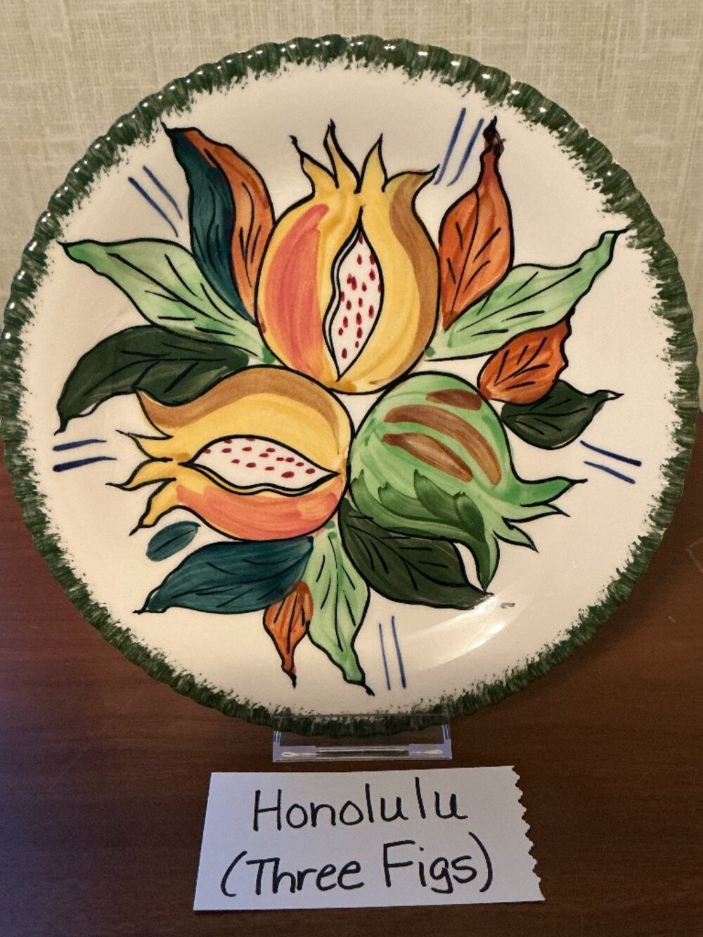 Blue Ridge Southern Pottery Honolulu (Three Figs)